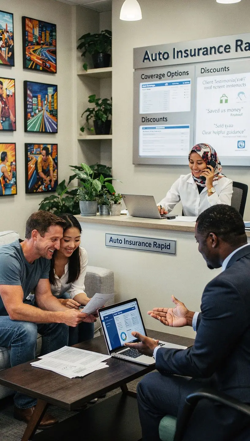 Klientka otrzymująca list potwierdzający pokrycie ubezpieczeniowe.